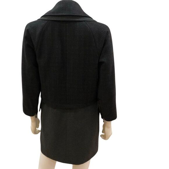TIBI Coat Jacket, Gray, Size 0 - Picture 3 of 14